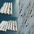 Modern Acoustic Slat Wall Panel - Decorative Interior Grille
