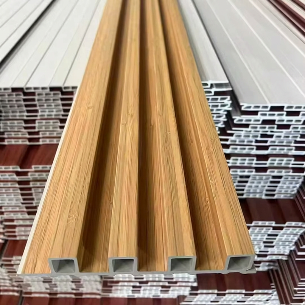 Durable WPC Interior Wall Paneling - Eco-Friendly Fluted Design